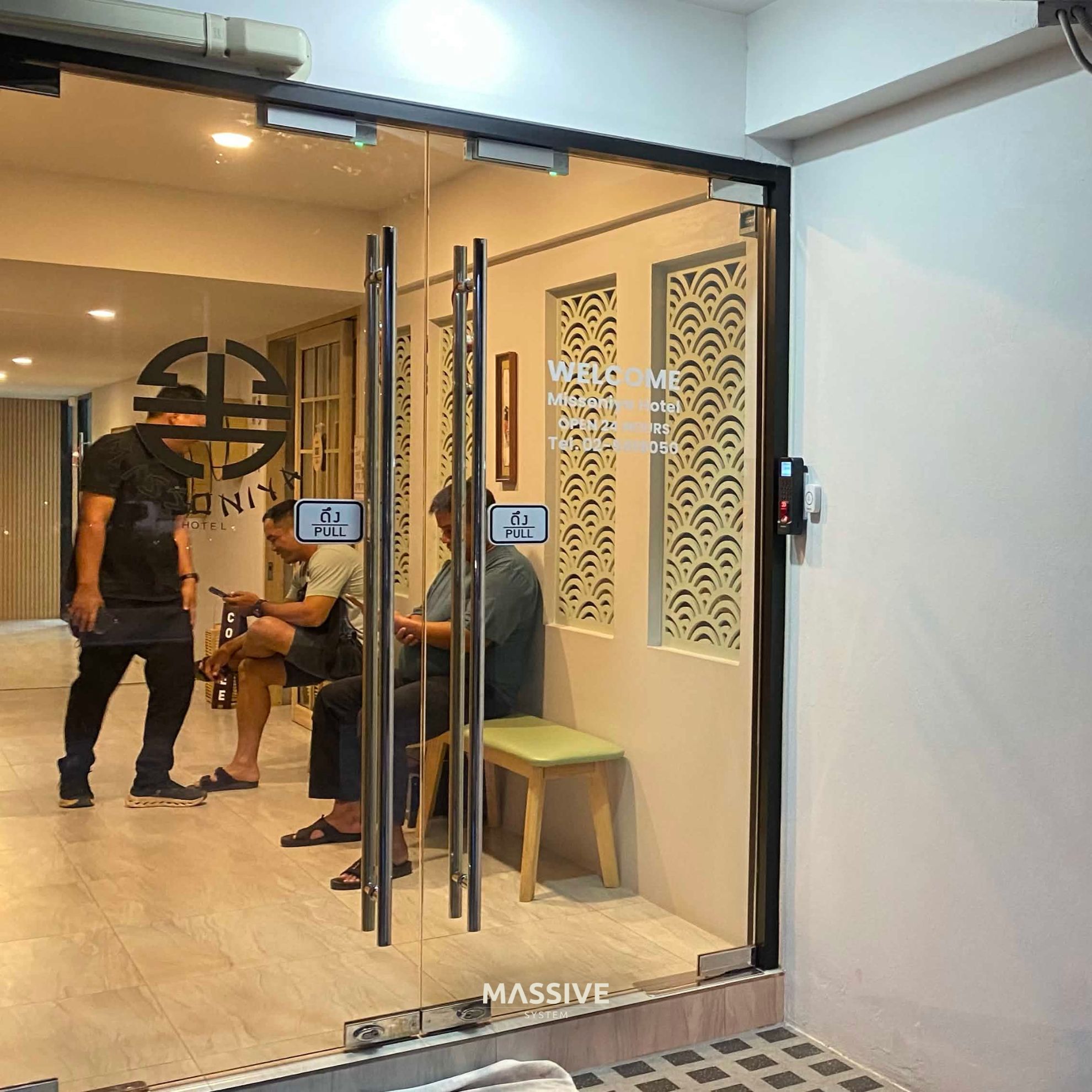 Modern Commercial Portal Combining Architectural Elegance with Security